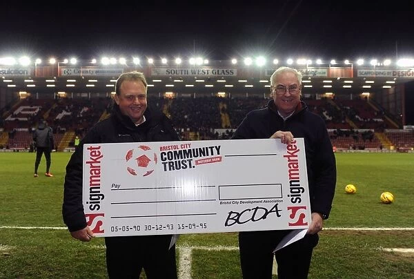 Bristol City vs Leyton Orient: 50 / 50 Foundation Prize Moment at Ashton Gate, Sky Bet League One (November 2013)