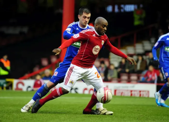 Framed Print : Bristol City vs Middlesbrough: 2010-11 Football Showdown