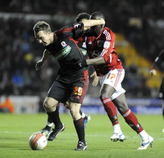 Framed Print : Bristol City vs Middlesbrough: Yannick Bolasie Clash with Tony McMahon - Neil Phillips / Pinnacle - 03 / 12 / 2011 Framed Print : Bristol City vs Middlesbrough: Yannick Bolasie Clash with Tony McMahon - Neil Phillips / Pinnacle - 03 / 12 / 2011