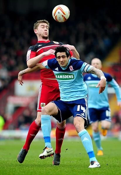 Bristol City vs Middlesbrough: Intense Battle for Control - Davies vs Williams