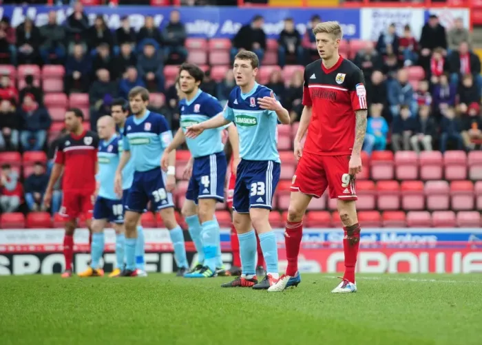 Framed Print : Bristol City vs Middlesbrough: Npower Championship Showdown at Ashton Gate - March 9, 2013 Framed Print : Bristol City vs Middlesbrough: Npower Championship Showdown at Ashton Gate - March 9, 2013