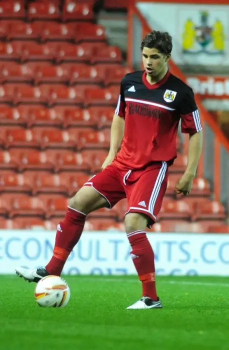 Framed Print : Bristol City vs Millwall: Curtis Jones in Action during the Football League Two Development League Clash at Ashton Gate, October 2012