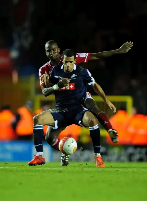 Framed Print : Bristol City vs Millwall: Kalifa Cisse vs Hameur Bouazza Battle for the Ball - Championship Match, January 2012 Framed Print : Bristol City vs Millwall: Kalifa Cisse vs Hameur Bouazza Battle for the Ball - Championship Match, January 2012