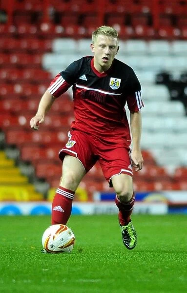 Bristol City vs Millwall: Nathan Battersby in Action during the Professional Development League 2 Match at Ashton Gate, October 2012