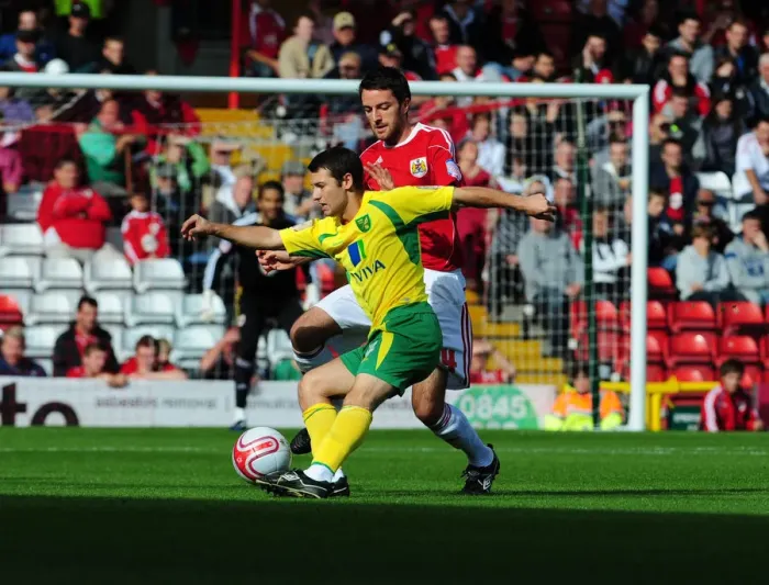 Framed Print : Bristol City vs Norwich City: A Football Rivalry - Season 10-11