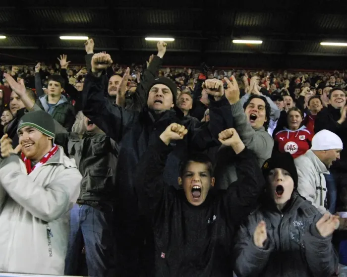 Framed Print : Bristol City vs. Nottingham Forest: A Football Rivalry from the 08-09 Season
