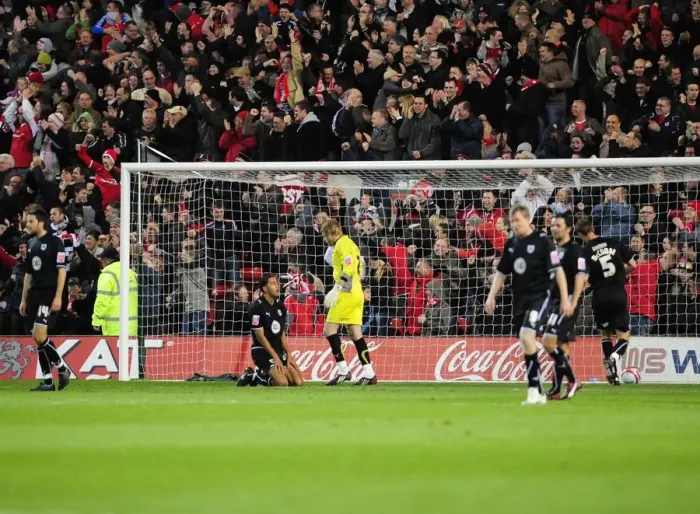 Framed Print : Bristol City vs. Nottingham Forest: A Football Rivalry - Season 09-10