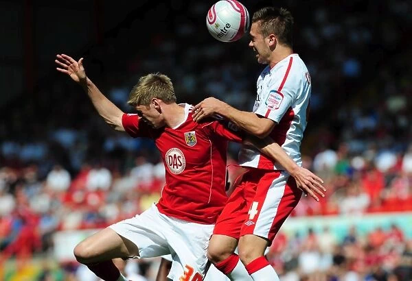 Bristol City vs. Nottingham Forest: Jon Stead vs. Luke Chambers - Championship Battle at Ashton Gate, 2011