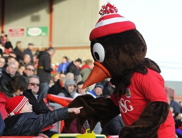 Bristol City vs Notts County: A Fan's Encounter with Scrumpy at Ashton Gate, January 10, 2015