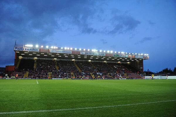 Bristol City vs Oxford United under Ashton Gate Floodlights, Capital One Cup First Round