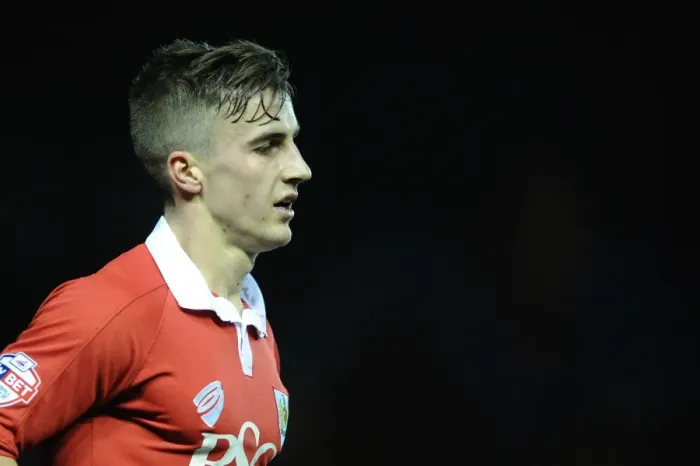 Framed Print : Bristol City vs Port Vale: Joe Bryan in Action at Ashton Gate, Sky Bet League One