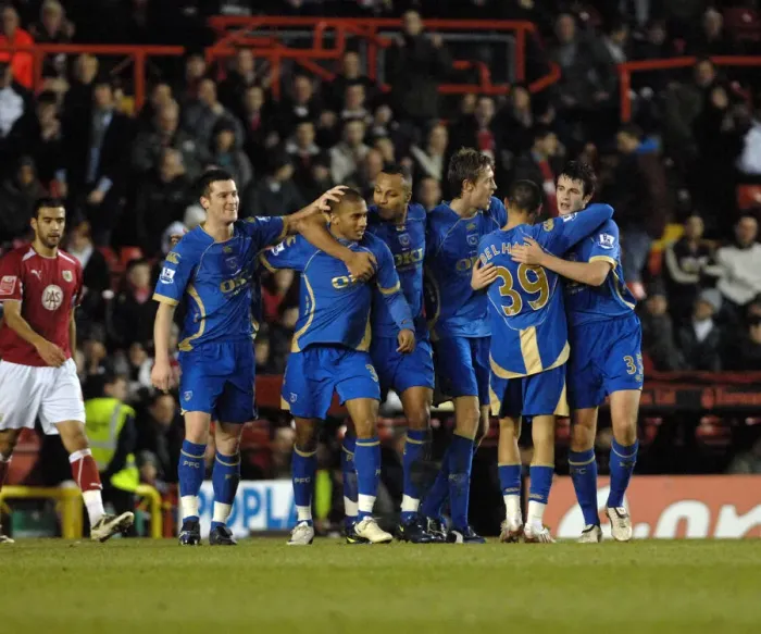 Framed Print : Bristol City vs Portsmouth: A Football Rivalry - Season 08-09