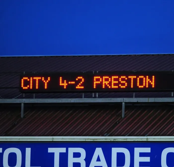 Framed Print : Bristol City vs Preston North End: A Football Rivalry - Season 09-10