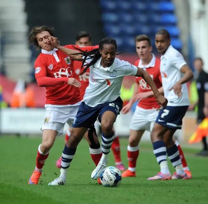 Framed Print : Bristol City vs Preston North End: Luke Freeman and Daniel Johnson Battle for Ball in Sky Bet League One Clash Framed Print : Bristol City vs Preston North End: Luke Freeman and Daniel Johnson Battle for Ball in Sky Bet League One Clash