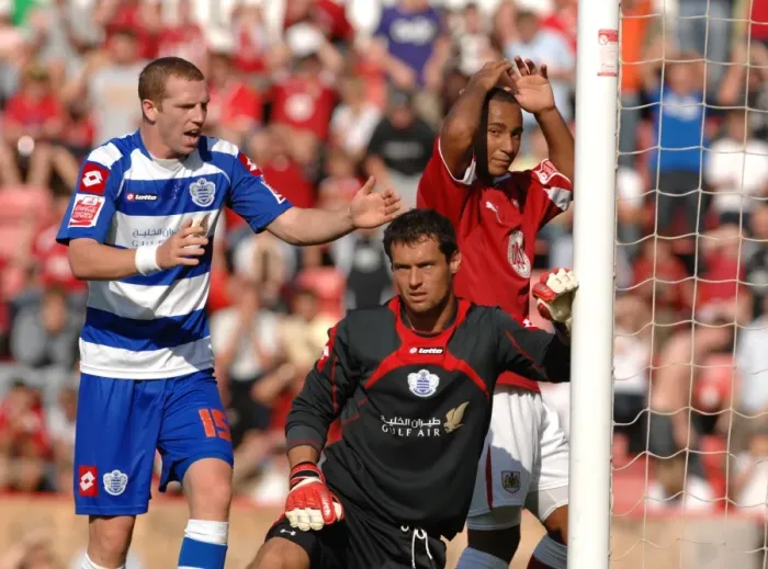 Framed Print : Bristol City vs QPR: A Football Rivalry from the 08-09 Season