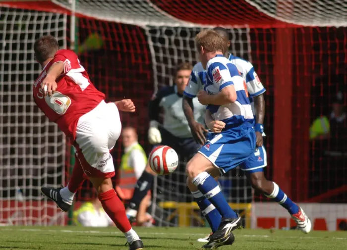 Framed Print : Bristol City vs QPR: Louis Carey in Action Framed Print : Bristol City vs QPR: Louis Carey in Action