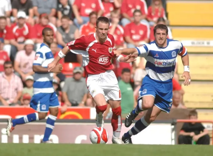 Framed Print : Bristol City vs QPR: Michael McIndoe in Action