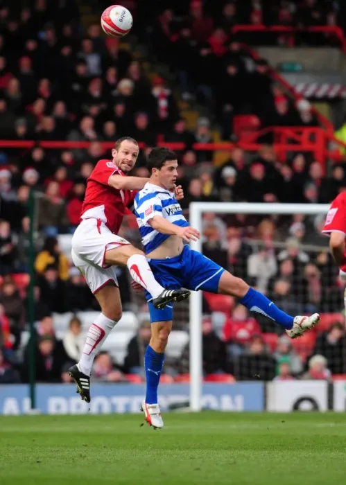 Framed Print : Bristol City vs. Reading: A Clash from the 09-10 Season