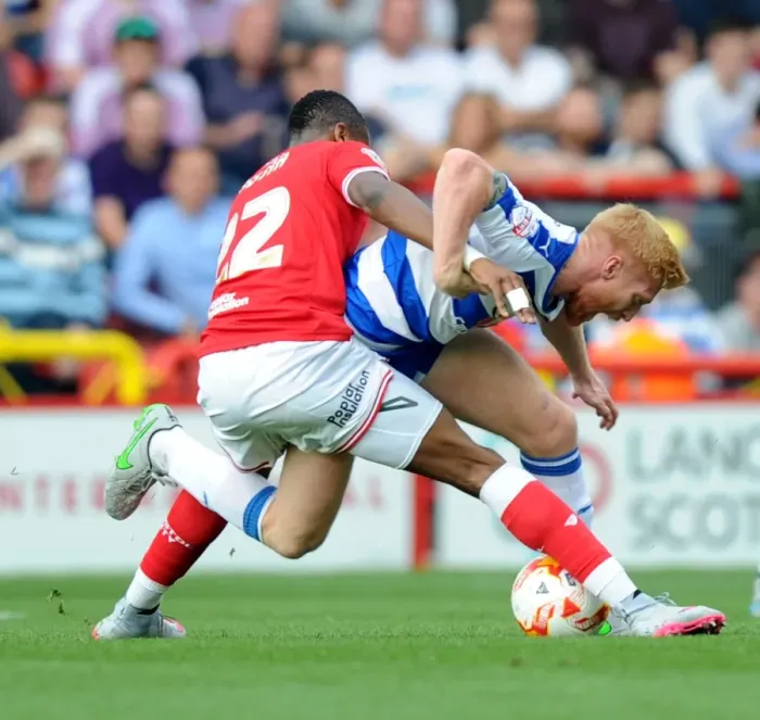Framed Print : Bristol City vs Reading: Kodjia vs McShane - A Championship Battle at Ashton Gate, 2015