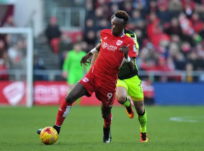 Framed Print : Bristol City vs Reading: Tammy Abraham in Action, Sky Bet Championship 2017