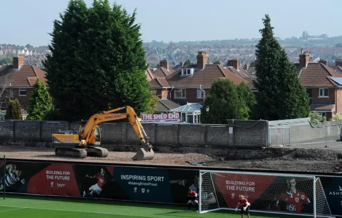 Framed Print : Bristol City vs Scunthorpe United: A Football Rivalry Ignites at Ashton Gate's Shed End - 6 / 09 / 14