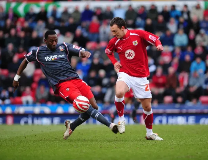 Framed Print : Bristol City vs Southampton: A Football Rivalry - 08-09 Season