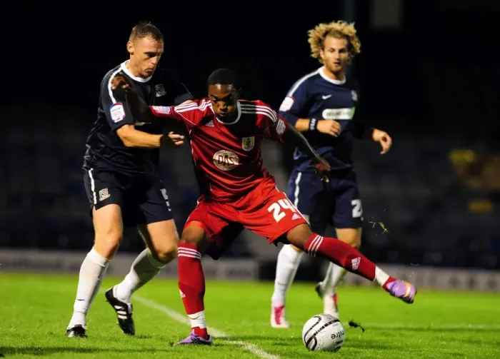 Framed Print : Bristol City vs. Southend United: A Football Rivalry - Season 10-11: The Clash Between Two Powerhouses