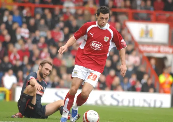 Framed Print : Bristol City vs Stoke City: Ivan Sproule in Action