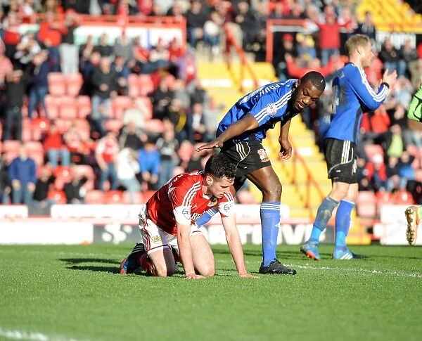 Bristol City vs Swindon Town: Tense Moment as Troy Archibald-Henville Scores Against Greg Cunningham