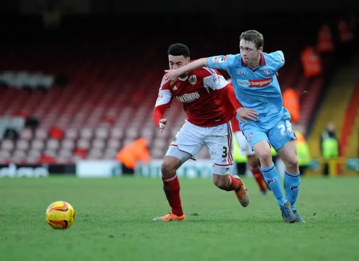 Framed Print : Bristol City vs Tranmere Rovers: Derrick Williams Fouled by Matthew Pennington, Sky Bet League One, Ashton Gate Framed Print : Bristol City vs Tranmere Rovers: Derrick Williams Fouled by Matthew Pennington, Sky Bet League One, Ashton Gate