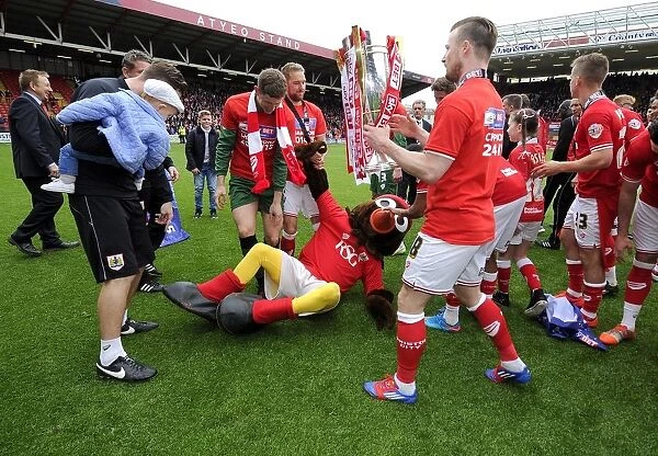 Bristol City vs Walsall Clash in Sky Bet League One at Ashton Gate - May 2015