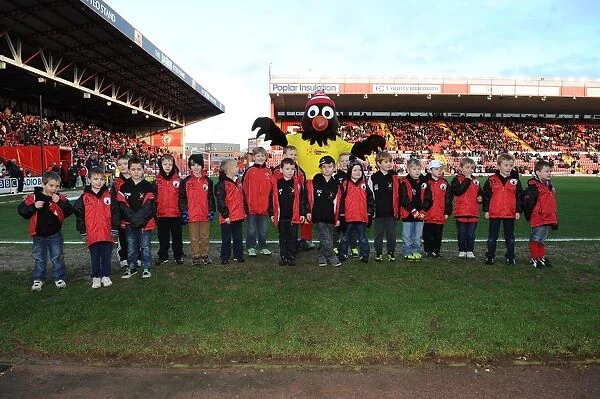Bristol City vs Walsall: Flagbearers at Ashton Gate, Sky Bet League One, 2013