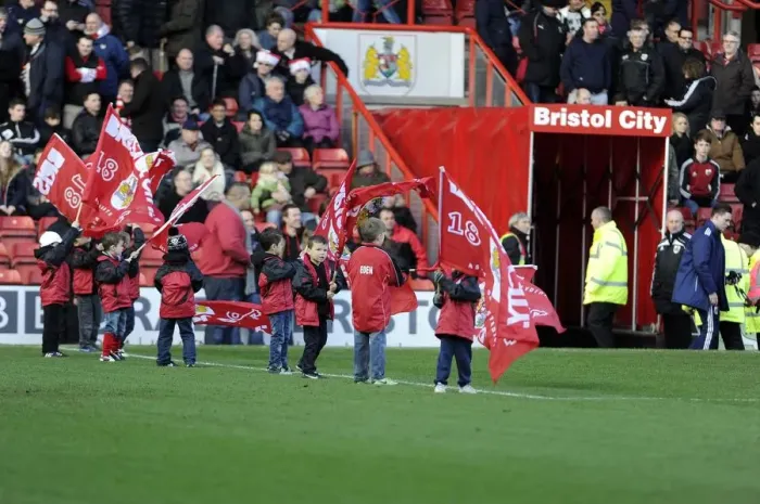 Framed Print : Bristol City vs Walsall: Flagbearers Clash in Sky Bet League One (December 2013)
