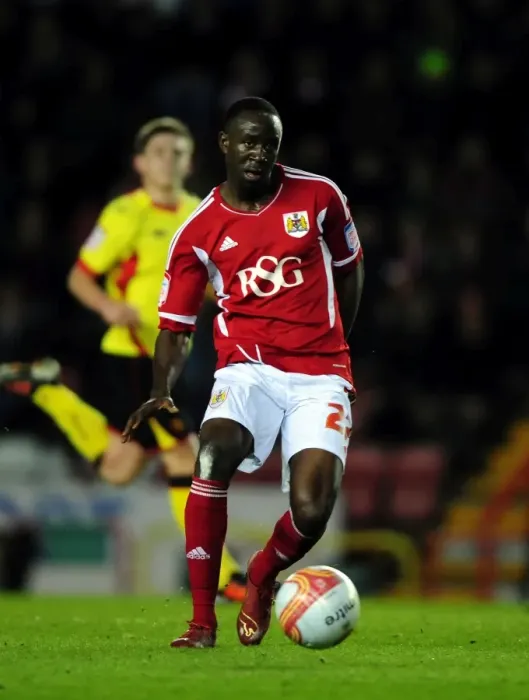 Framed Print : Bristol City vs Watford: Albert Adomah in Action at Ashton Gate Stadium (2012) Framed Print : Bristol City vs Watford: Albert Adomah in Action at Ashton Gate Stadium (2012)