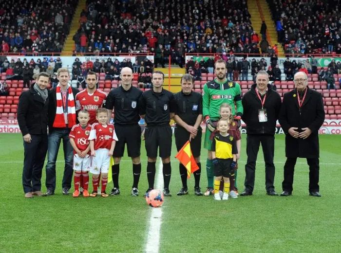 Framed Print : Bristol City vs. Watford FA Cup Clash at Ashton Gate - January 2014 Framed Print : Bristol City vs. Watford FA Cup Clash at Ashton Gate - January 2014