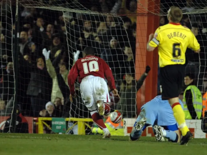 Framed Print : Bristol City vs. Watford: A Fierce Clash from the 08-09 Season Framed Print : Bristol City vs. Watford: A Fierce Clash from the 08-09 Season