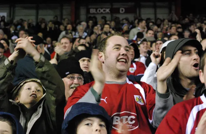 Framed Print : Bristol City vs. Watford: A Football Rivalry from the 07-08 Season
