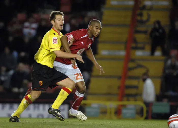 Framed Print : Bristol City vs. Watford: A Football Rivalry from the 08-09 Season
