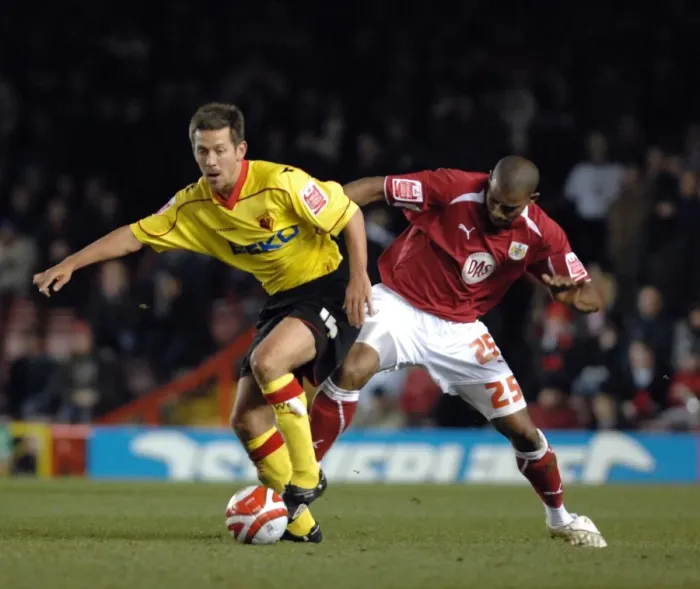 Framed Print : Bristol City vs. Watford: A Football Rivalry from the 08-09 Season Framed Print : Bristol City vs. Watford: A Football Rivalry from the 08-09 Season