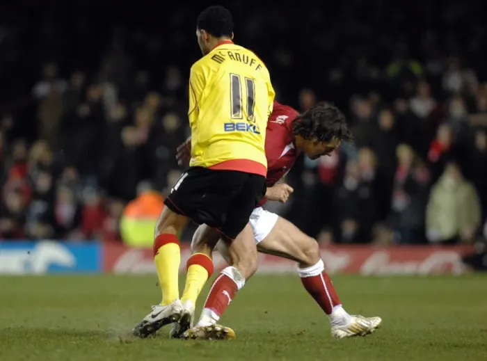 Framed Print : Bristol City vs. Watford: A Football Rivalry from the 08-09 Season