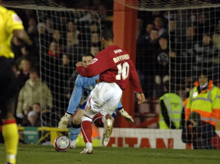 Framed Print : Bristol City vs. Watford: A Football Rivalry from the 08-09 Season Framed Print : Bristol City vs. Watford: A Football Rivalry from the 08-09 Season