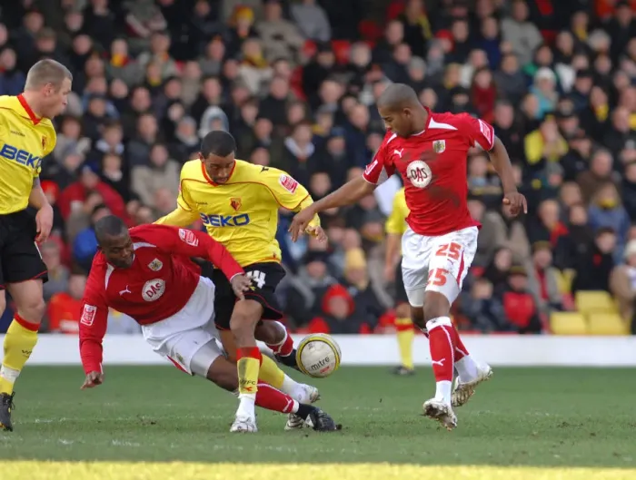Framed Print : Bristol City vs. Watford: A Football Rivalry - Season 08-09 Framed Print : Bristol City vs. Watford: A Football Rivalry - Season 08-09