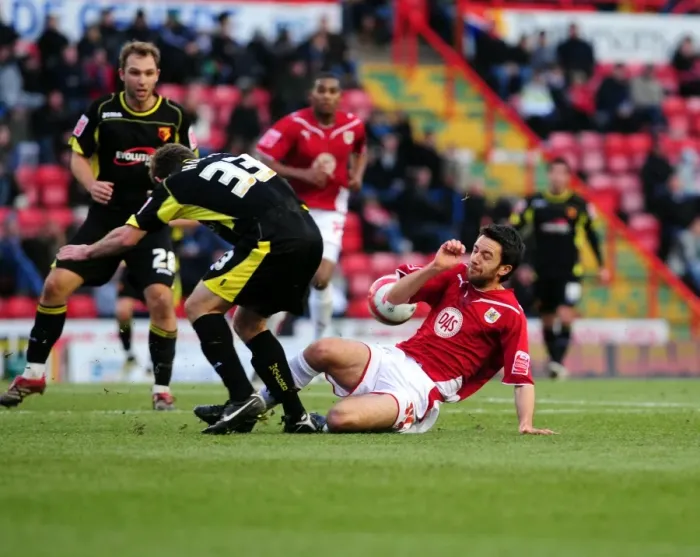 Framed Print : Bristol City vs. Watford: A Football Rivalry - Season 09-10 Framed Print : Bristol City vs. Watford: A Football Rivalry - Season 09-10