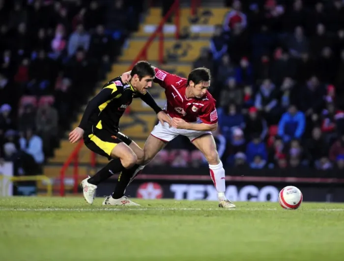 Framed Print : Bristol City vs. Watford: A Football Rivalry - Season 09-10 Framed Print : Bristol City vs. Watford: A Football Rivalry - Season 09-10