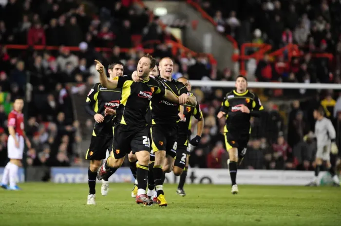 Framed Print : Bristol City vs Watford: A Football Rivalry - Season 09-10 Framed Print : Bristol City vs Watford: A Football Rivalry - Season 09-10