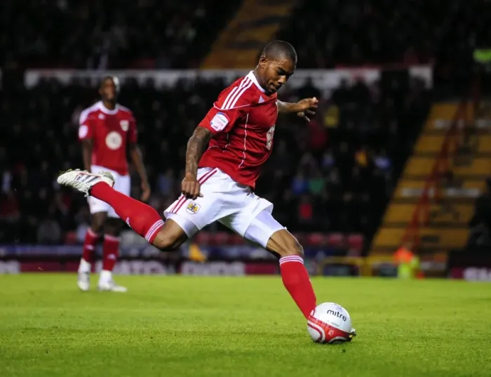 Framed Print : Bristol City vs. Watford: A Football Showdown - Season 10-11 Framed Print : Bristol City vs. Watford: A Football Showdown - Season 10-11