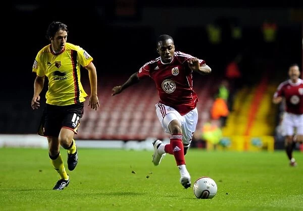 Bristol City vs Watford: Intense Rivalry - Danny Rose vs Will Buckley Battle, Championship Match, September 2010