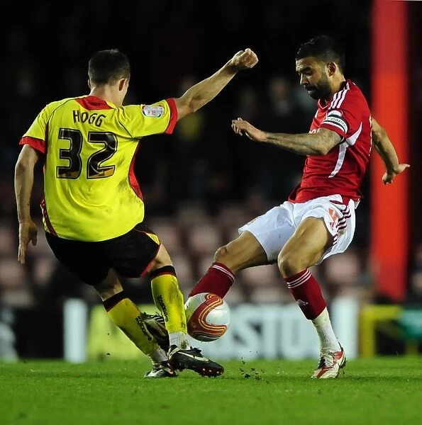 Bristol City vs. Watford: Liam Fontaine Red Card on Jonathan Hogg (Joe Meredith, 2013)