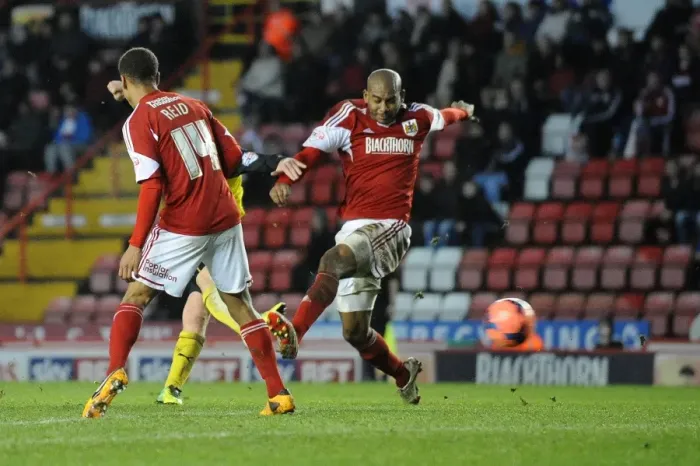 Framed Print : Bristol City vs Watford: Sean Murray Scores the Game-winning Goal in FA Cup Third Round Framed Print : Bristol City vs Watford: Sean Murray Scores the Game-winning Goal in FA Cup Third Round