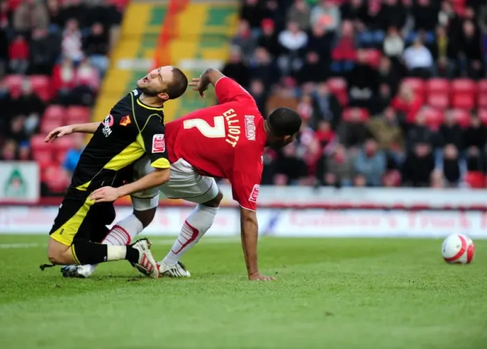 Framed Print : Bristol City vs. Watford: Season 09-10 (Football Match)